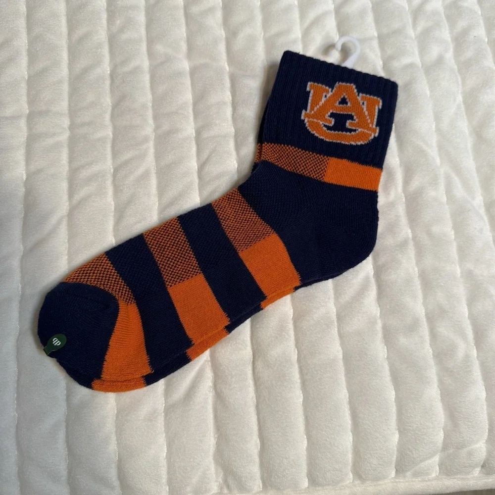 Auburn Tigers Quarter Socks‎ NCAA 1 Pair